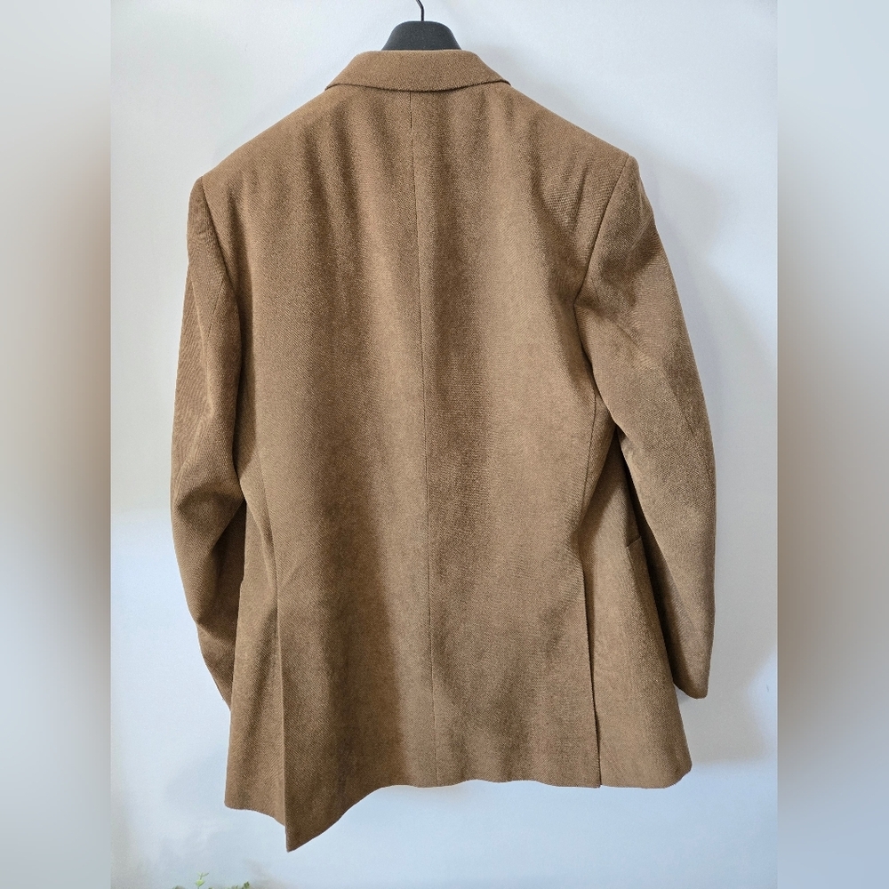 THOMAS JEFFREY/ JACK VICTOR lightweight Camel Corduroy Sportcoat. Mens 44L - Picture 4 of 12